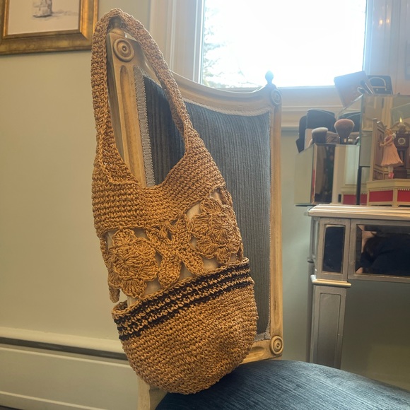 Zara beige shoulder bucket bag - Picture 1 of 3